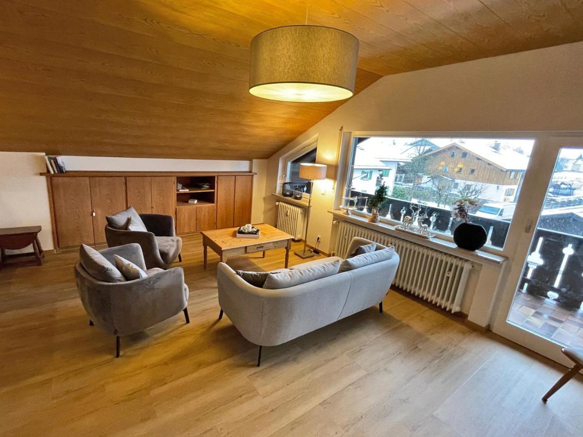 Ferienwohnung Alpenblick Farchant Exterior foto