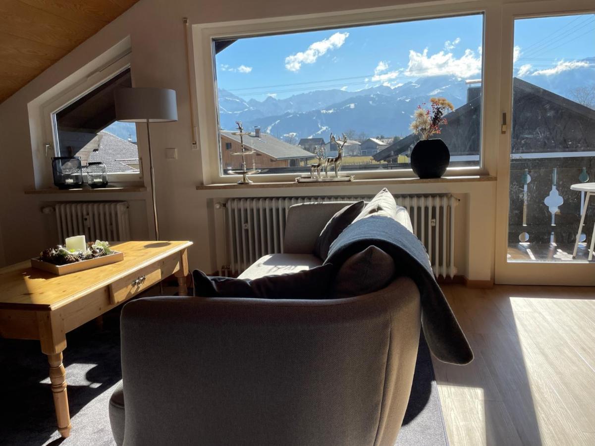 Ferienwohnung Alpenblick Farchant Exterior foto